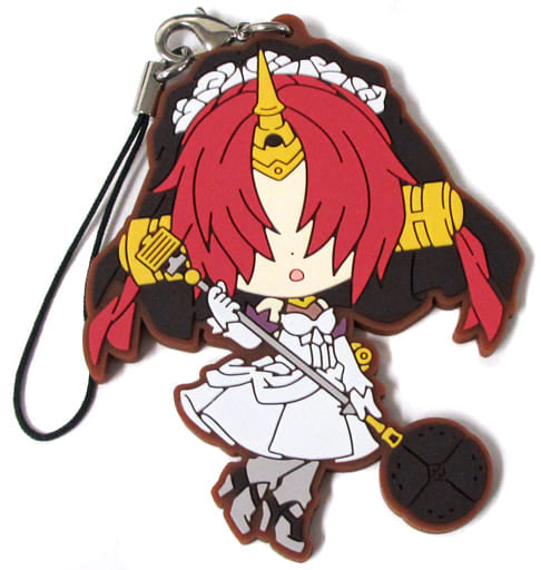 Berserker of Black Fate/Apocrypha Ichiban Kuji Black Faction Ver. Kyun Chara Illustrations Rubber Charm Prize G Key Ring [USED]