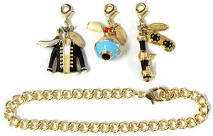 Shinsengumi Model Gintama Bag Charm Set Feeique Gateau Collaboration Key Ring [USED]