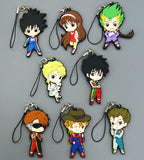 All 8 Types Set Future GPX Cyber Formula Rubber Strap Collection Key Ring [USED]