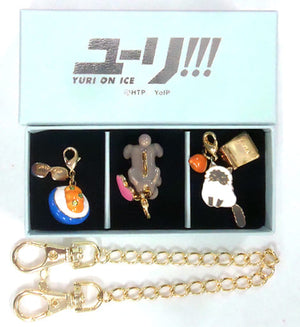 Yuri!!! on ICE Model Bag Charm Set Yuri!!! on ICExfeerique gateau Charm [USED]