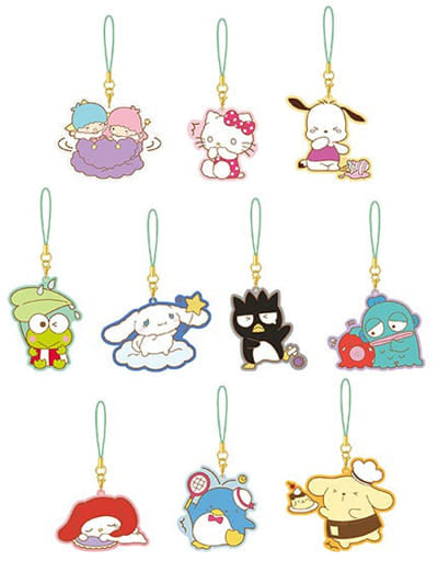 My Melody, etc. Sanrio Characters ViVimus Rubber Strap Collection 2 Star All 10 Types Set Key Ring [USED]