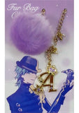 Mikaze Ai Bag Charm with Faux Fur Uta no Prince sama Broccoli Official Store Limited Key Ring  [USED]