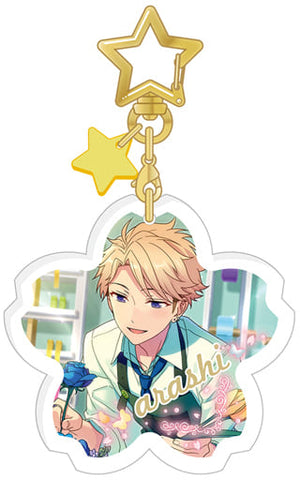 Arashi Narukami Ensemble Stars! Star Keychain Collection Spring Ver. Key Ring [USED]