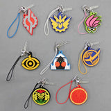 All 8 Types Set Kamen Rider Heisei Generations FINAL Build & Exaid with Legend Rider Rubber Charm Collection Theater Goods Charm [USED]