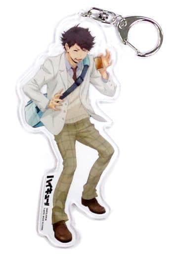 Toru Oikawa Haikyu!! Acrylic Leaving School Key Chain Jump Festa 2018 Limited Key Ring [USED]