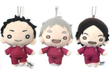 Sawamua & Sugawara & Azumane Set Nitotan Plush with Ball Chain Memories Haikyu !! Jump Festa 2018 Goods Plush Toys [USED]