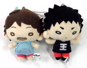 Oikawa & Iwaizumi Set Nitotan Plush Toy Set with Ball Chain Memories Haikyu !! Jump Festa 2018 Goods Plush Toys [USED]