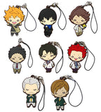 All 8 Types Set Nitotan Haikyu !! Uniform Miyagi Gumi Rubber Mascot Jump Festa 2018 Goods Key Ring [USED]