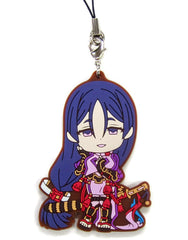 Berserker/Minamoto no Raikou Servant Girls Ver. Fate/Grand Order Ichiban Kuji Kengo Issen: Miyamoto Musashi, Koko ni Suizan! Kyun Chara Illustrations Rubber Charm Prize F Key Ring [USED]