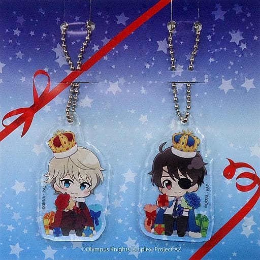 Kaizuka Inaho Slaine Troyard Birthday Ver. ALDNOAH.ZERO Acrylic Keychain Set The Chara Shop Inaho Kaizuka Birthday Festival Limited Key Ring [USED]