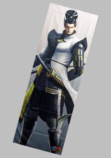 Hisahide Matsunaga Sengoku Basara 4 Sumeragi Emperor Complete Edition Limited Edition Almost Life-Size! Busho Bath Towel e-capcom Limited Edition PS4/PS3 Software Purchase Bonus Towel [USED]