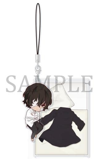 Osamu Dazai Black Age Ver. Bungo Stray Dogs Good Night Acrylic Strap Key Ring [USED]