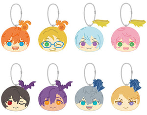 All 8 Types Set Ensemble Stars! Manju Nigi Nigi Mascot + Plus Vol.1 Key Ring [USED]