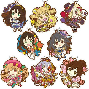 All 8 Types Set The Idolmaster Cinderella Girls Capsule Rubber Mascot 2 Key Ring [USED]