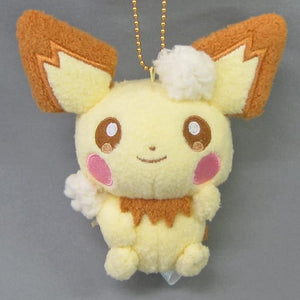 Pichu Mascot OTEIRE Please Pokemon Pokemon Center Limited Key Ring  [USED]