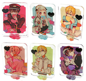 All 6 Types Set Toilet-Bound Hanako-kun xPRINCESS CAFE 2nd BIG Acrylic Stand Acrylic Stand [USED]