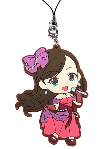 Misaki Eto THE iDOLM@STER Cinderella Girls Ichiban Kuji Let's Party! Rubber Charm Kyun Chara Illustrations Prize F Key Ring [USED]