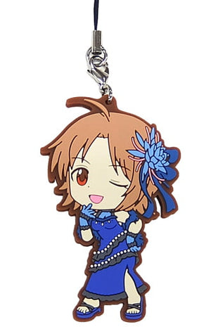 Yoko Saito THE iDOLM@STER Cinderella Girls Ichiban Kuji Let's Party! Rubber Charm Kyun Chara Illustrations Prize F Key Ring [USED]