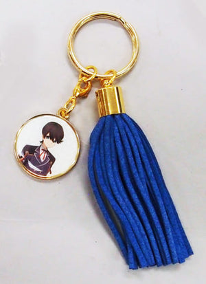 Horikawa Kunihiro Katsugeki/Touken Ranbu Metal Charm With Tassel FamilyMart Limited Key Ring  [USED]