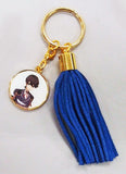 Horikawa Kunihiro Katsugeki/Touken Ranbu Metal Charm With Tassel FamilyMart Limited Key Ring  [USED]