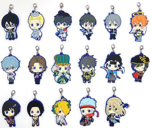 Kaoru Sakuraba, etc. THE iDOLM@STER SideM Ichiban Kuji 3rd Live Intelli Rubber Charm Prize R All 17 Types Set Charm [USED]