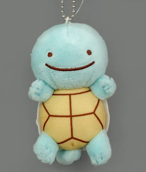 Squirtle Transform! Metamon Mascot Pokemon Pokemon Center Limited Key Ring  [USED]