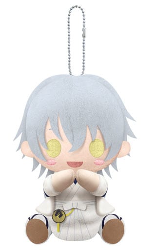 Tsurumaru Kuninaga Touken Ranbu ONLINE Es Series Nino Pitanui Plush Mascot Key Ring [USED]
