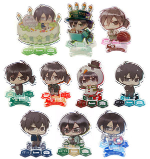 All 10 Types Set Psycho-Pass Ginoza Birthday Acrylic Stand Collection ver.B Noitamina Shop Limited Acrylic Stand [USED]