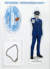 Gintoki Sakata Gintama Season 5 Original Acrylic Key Chain Tokyu Corporation Collaboration Key Ring [USED]