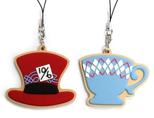 Hijirikawa Masato as Hatter Icing Cookie Style Rubber Mascot Set 2 Set Uta no Prince-sama Shining Masterpiece Show Special Exhibition Book.1 Lost Alice Key Ring [USED]