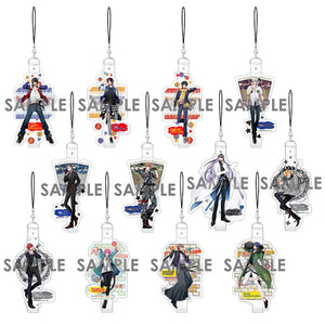 All 12 Types Set Hypnosis Mic: Division Rap Battle Charabini Strap Key Ring [USED]