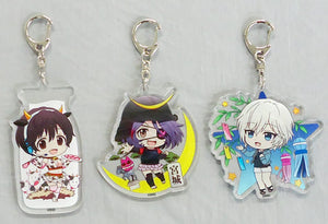 The Idolmaster Cinderella Girls Local Acrylic Keychain 3 Set Miyagi Ver. THE IDOLM@STER CINDERELLA GIRLS 5thLIVE TOUR Serendipity Parade!!! Key Ring [USED]