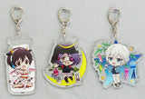 THE iDOLM@STER Cinderella Girls Local Acrylic Keychain 3 Set Miyagi Ver. THE iDOLM@STER CINDERELLA GIRLS 5thLIVE TOUR Serendipity Parade!!! Key Ring [USED]