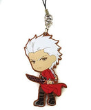 Archer Fate/stay night: Heaven's Feel Ichiban Kuji Kyun Chara Illustrations PART2 Rubber Charm Prize K Key Ring [USED]