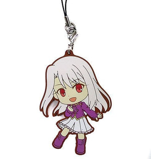 Illyasviel Fate/stay night: Heaven's Feel Ichiban Kuji Kyun Chara Illustrations PART2 Rubber Charm Prize K Key Ring [USED]