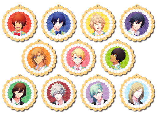 Otoya Ittoki, etc. Uta no Prince Sama Cookie-Shaped Rubber Strap All 11 Types Set Key Ring [USED]