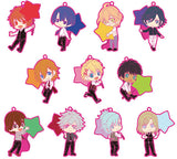 All 11 Types Set Uta no Prince-sama Traiding Rubber Mascot Star Balloon Chibi Chara Ver. Key Ring [USED]