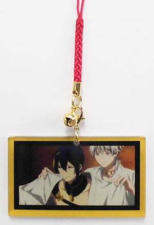 Tsurumaru Kuninaga Mikazuki Munechika Touken Ranbu: Hanamaru Visual Collection Vol.10 Key Ring [USED]