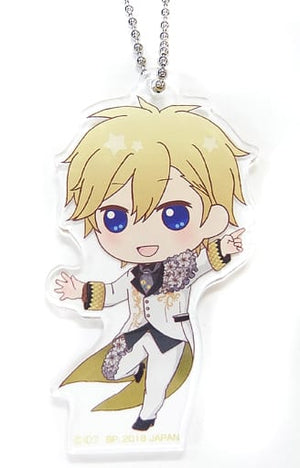 Rokuya Nagi Kiradoru Plate Keychain Bright Jewel vol.2 Idolish7 Adores Sega Namco Limited Key Ring  [USED]