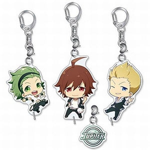 Jupiter Connected Acrylic Keychain Set The Idolmaster SideM Wake Atte Mini! Key Ring [USED]