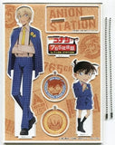 Edogawa Conan & Amuro Toru Character Stand Set Detective Conan 765 Broadcasting Station in Ani ON STATION Acrylic Stand [USED]