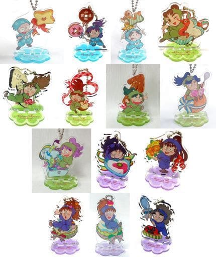Rantaro Inadera, etc. Nintama Rantaro X Animatecafe Trading Acrylic Stand Keychain Gratitude Gift Stage 2018 mo Onokoshiha Yurushimahende Limited All 14 Types Set Key Ring [USED]
