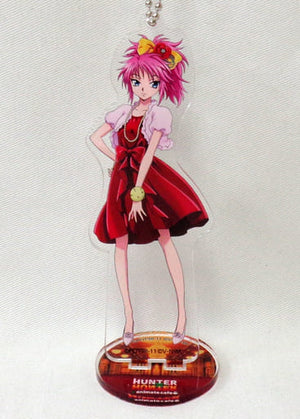 Machi Komachine HUNTER x HUNTER Big Acrylic Stand Key Holder animate cafe Limited Key Ring [USED]