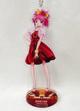 Machi Komachine HUNTER x HUNTER Big Acrylic Stand Key Holder animate cafe Limited Key Ring [USED]