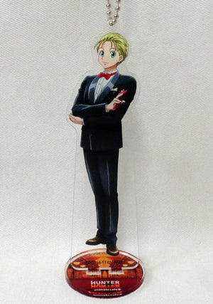 Shalnark Ryusei HUNTER x HUNTER Big Acrylic Stand Key Holder animate cafe Limited Key Ring [USED]