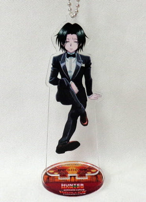 Feitan Portor HUNTER x HUNTER Big Acrylic Stand Key Holder animate cafe Limited Key Ring [USED]