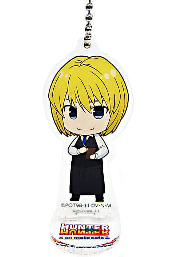 Kurapika HUNTER x HUNTER Trading Acrylic Stand Keychain animate cafe Limited Key Ring [USED]
