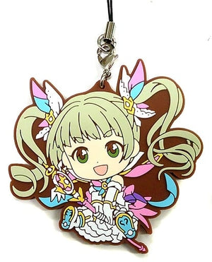 Chika Yokoyama THE iDOLM@STER Cinderella Girls Ichiban Kuji Cinderella's Adventure! Rubber Charm Kyun Chara Illustrations Prize F Key Ring [USED]