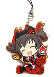 Akagi Miria THE iDOLM@STER Cinderella Girls Ichiban Kuji Cinderella's Adventure! Rubber Charm Kyun Chara Illustrations Prize F Key Ring [USED]