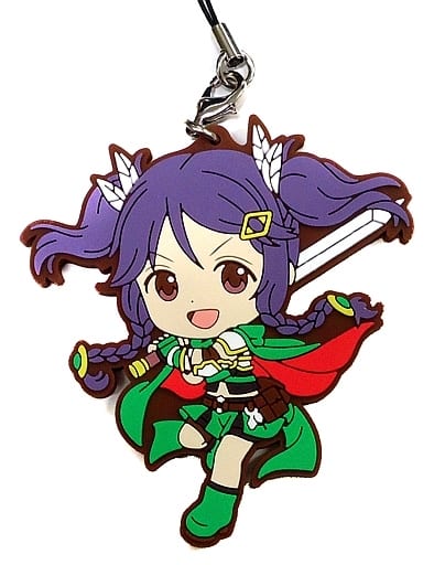 Miyoshi Sana THE iDOLM@STER Cinderella Girls Ichiban Kuji Cinderella's Adventure! Rubber Charm Kyun Chara Illustrations Prize F Key Ring [USED]